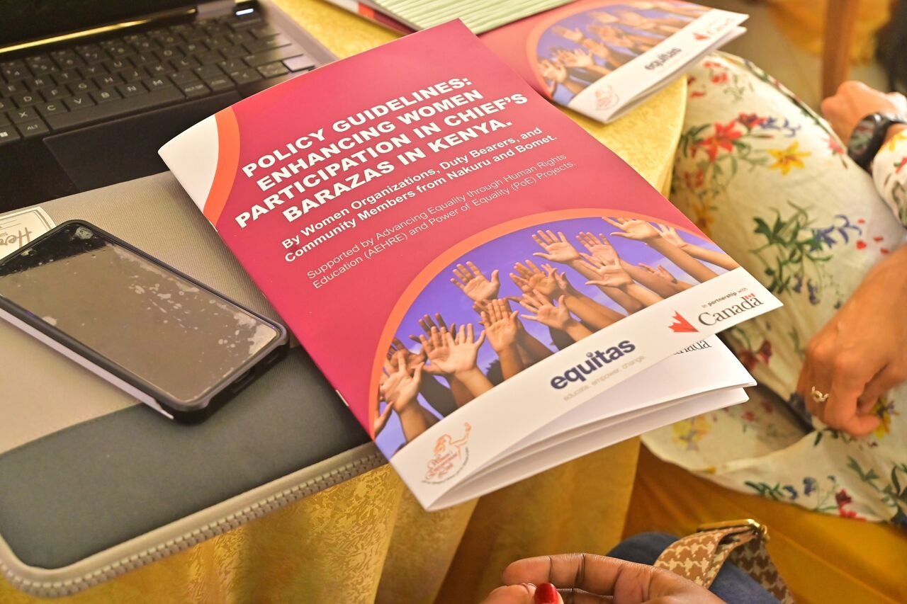 Policy launch on enhancing barazas at community level